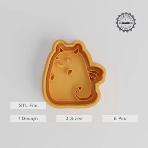 Wink Shape Cookie Cutter & Stamp Set, 3 Sizes, Perfect for Cookies & Fondant, 6-Piece Happy Smile Collection