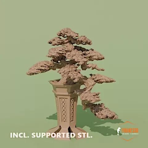 bonsai tree 3 - figures3d