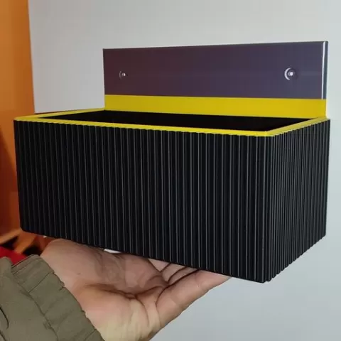 Modular shelving box for closet interiors