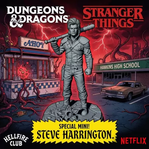 🔥HELLFIRE STEVE HARRINGTON! SPECIAL MINI | Stranger Things Inspired D&D | STL