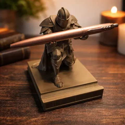 Knight Pen Holder 3D STL File