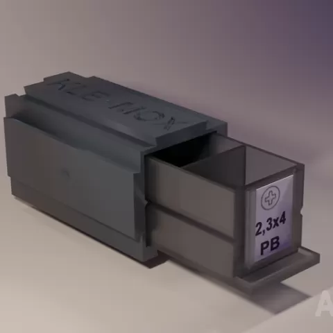 KLEMOX™ Basic - 1x1 basic element for small parts modular box