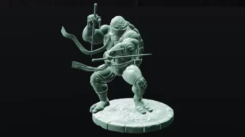 NINJA TURTLE RAPHAEL - BigBearDesigner