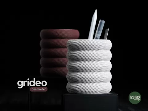 grideo · pen holder