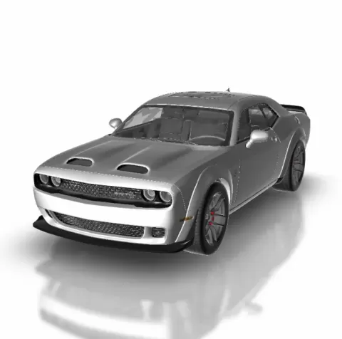 Dodge Challenger SRT Hellcat 2023 - 3DCARSALON