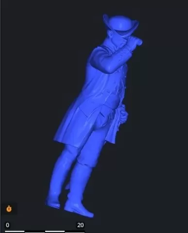 1/35 Officer's Battalion of Free Browns of Guadalajara, circa 1772.