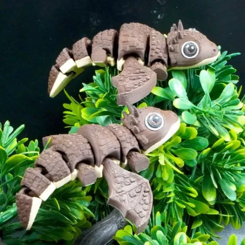 CUTE FLEXI TINY CHOCOLATE DRAGON