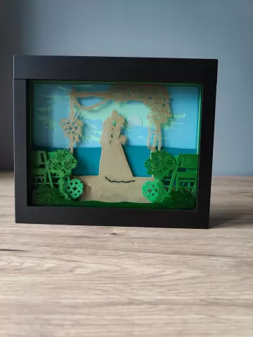 Wedding Shadow Box