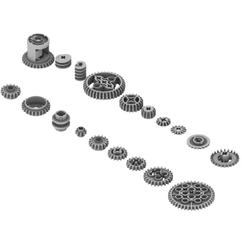LEGO TECHNIC COMPATIBLE Gears & Differential