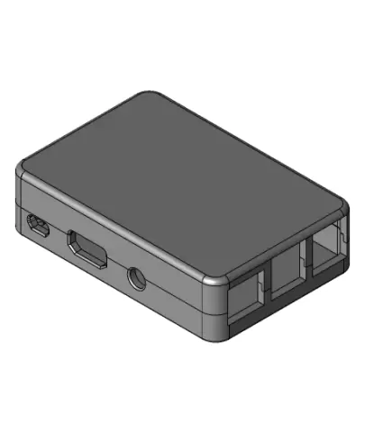 Customizable Raspberry Pi 3B+ case (screwless)