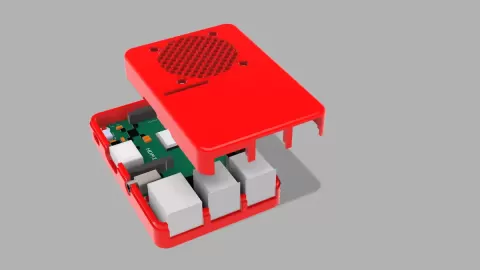 Raspberry Pi 3B+ case (screwless)