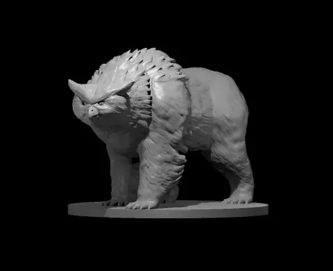 Owlbear on All Fours