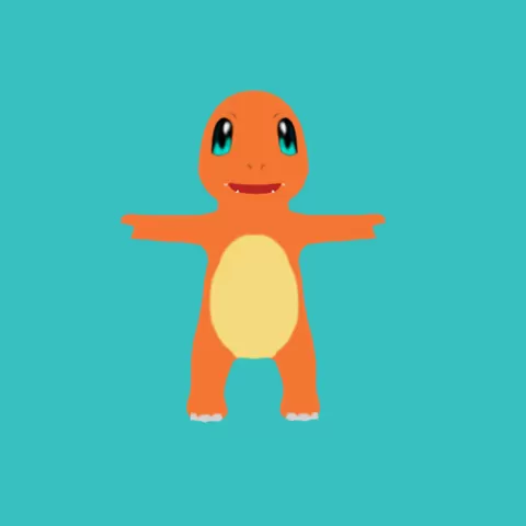 Low Poly Charmander