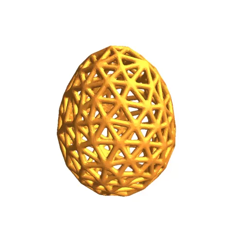 Egg Voronol Wireframe - JNH-DK 🇩🇰