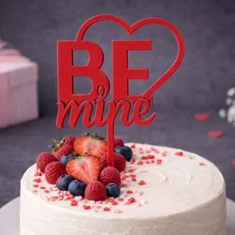 Be Mine Valentine Cake Topper