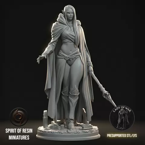 Galar, High Enchantress by Spirit of Resin Miniatures