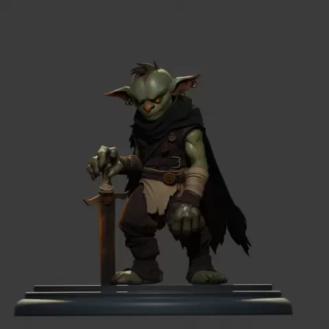 Goblin Male Warrior RPG