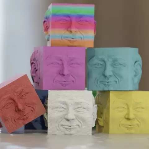 Cube Head Calibration Cube