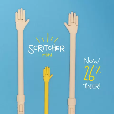 Scritcher mini // Print in Place Tiny Hands!