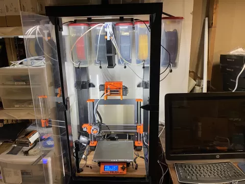 Double Stack IKEA LACK Enclosure V2 (works w/ MMU2s)