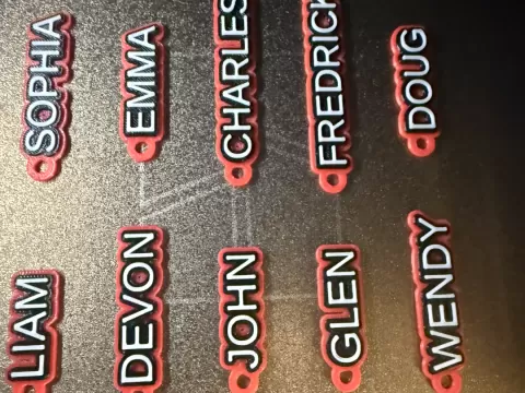 keychain customiser