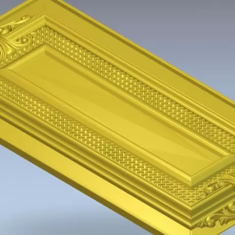 Classic carved panel for CNC No. 4