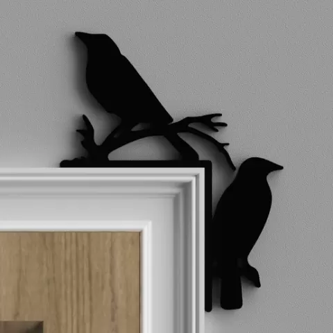 Birds Door Topper