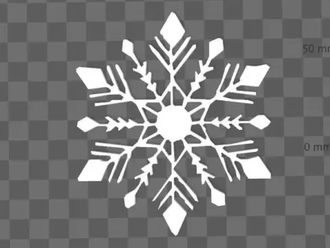 snowflake christms dec