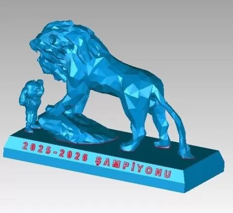 galatasaray şampiyon low poly