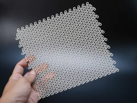 Titanium Mesh Inspired Panel | Easy 3D Print