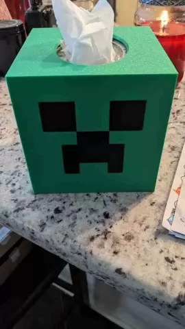 Creeper Tissue Box Cover - Cornbread