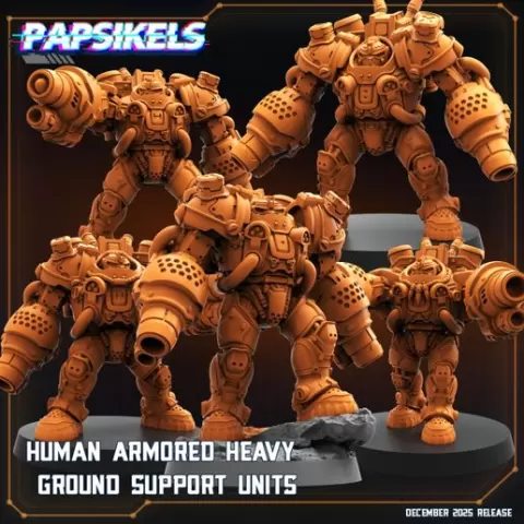 HUMAN ARMORED HEAVY GROUND SUPPORT UNITS