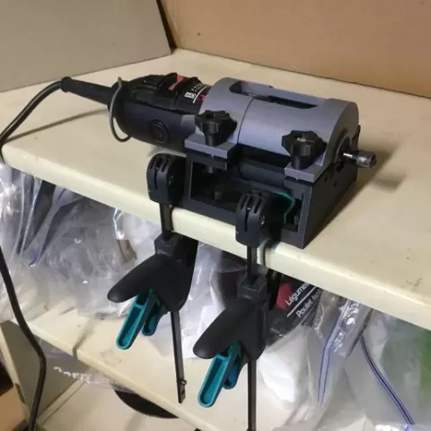 Horizontal stand for Dremel