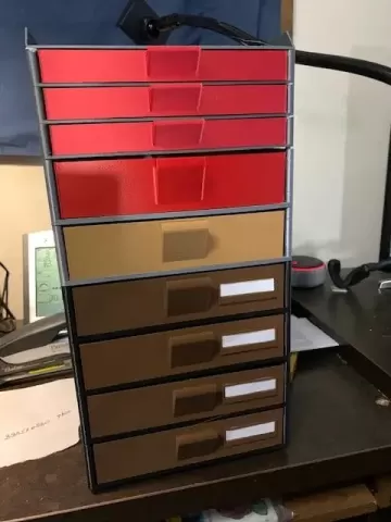 Electronic Component Stackable Drawers 2X