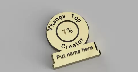 Thangs Top 1% Creator Trophy/Prize!