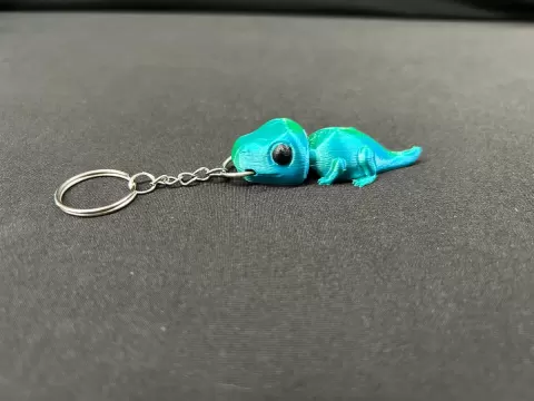T-Rex Baby Keychain