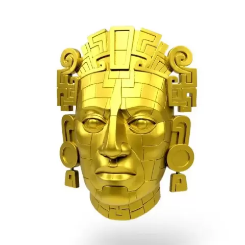 Mayan mask - 3D Everything