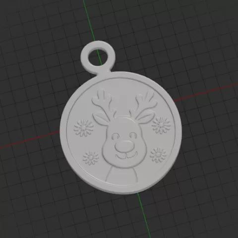 Reindeer Keychain