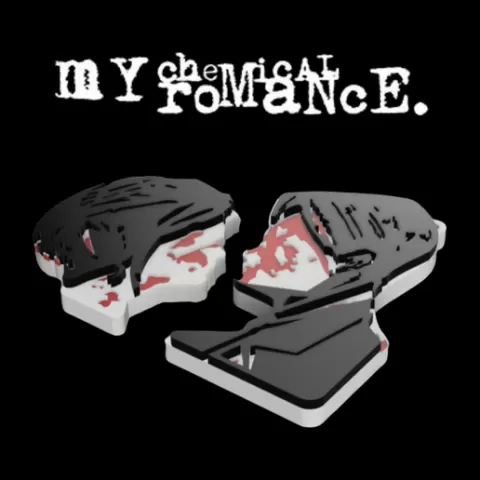 three cheers for sweet revenge My Chemical Romance Album Cover Couple Keychains