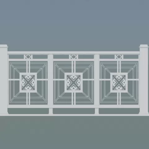 3D Railing Balcony