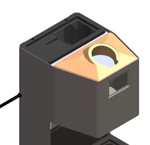 LILYGO T-RGB, 2.1 inch display housing for GaggiMate cup warmer (not tested)