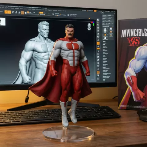 OMNI-MAN: The Absolute Power of Viltrum! 🔴 3D Model of Invincible's Mightiest Warrior
