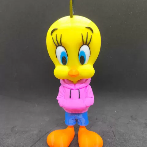 TWEETY BIRD URBAN VIBES WITH HOODIE ( MULTIPARTS AND 3MF ) - Memory Voyage