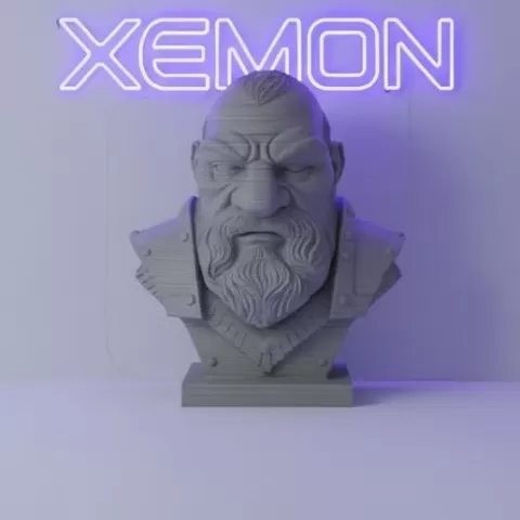 Dwarf Warrior Bust - Dwarf Warrior Bust