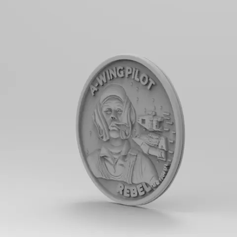 Star wars a-wing pilot potf coin