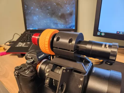 6x30 finderscope adapter for 1.25" guide cameras
