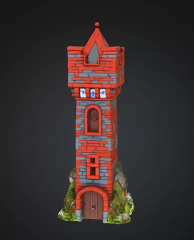 Brick Tower - Table Top Village Collection