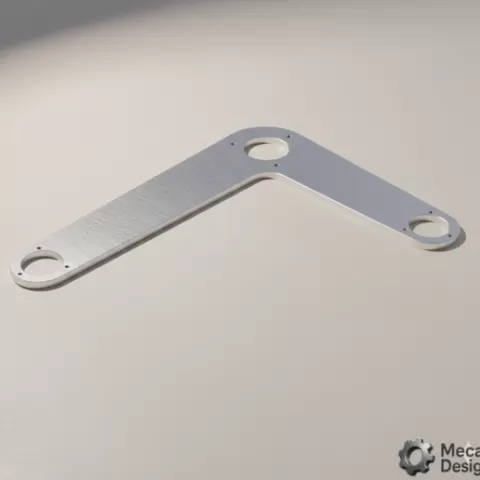 90° plate mounting