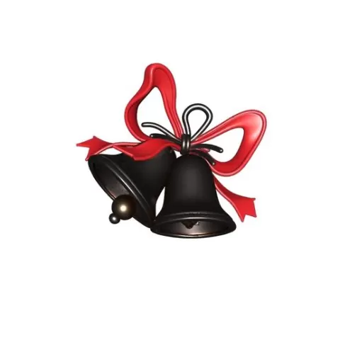 Christmas Bells Ornament for Festive Holiday Seasonal Decoration