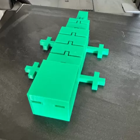 Flexi Minecraft Lizard - TrashyPrinting